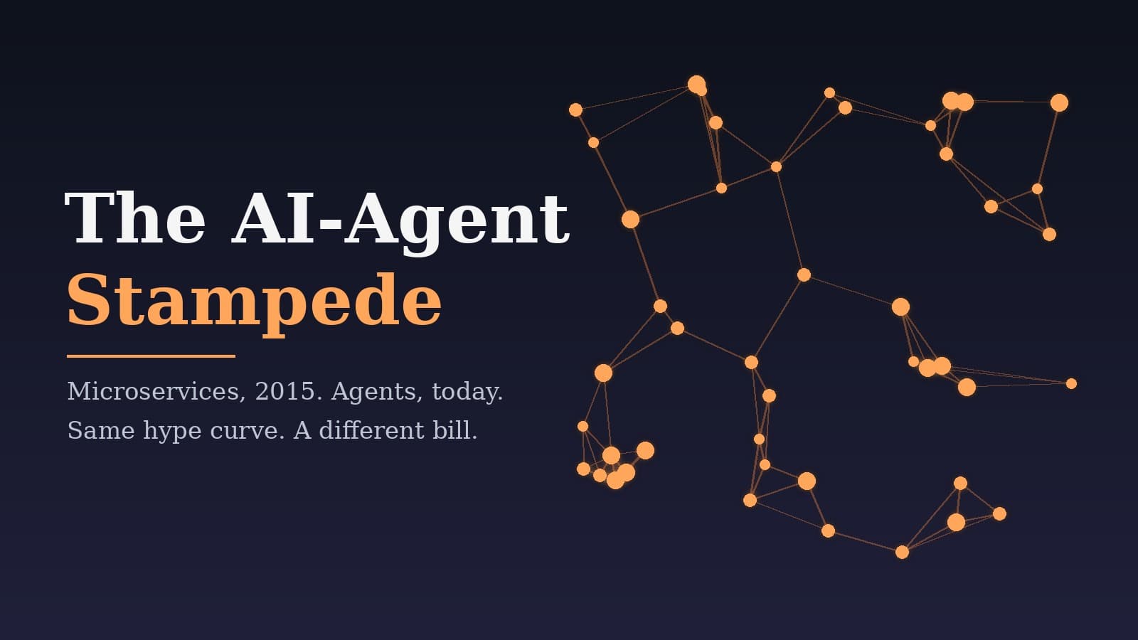 Artwork for The AI-Agent Stampede